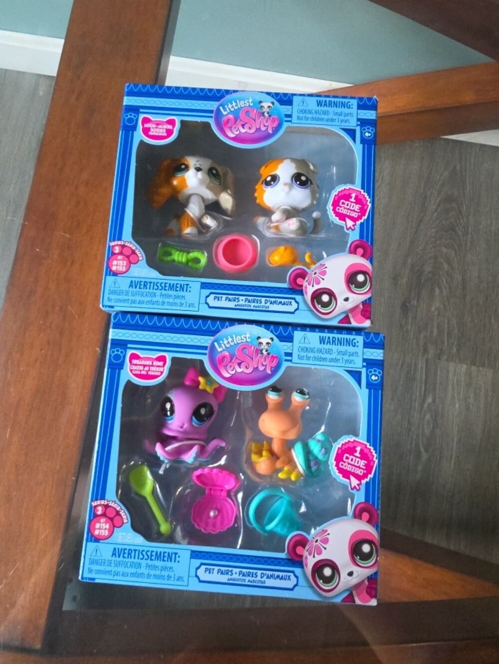 Littlest Pet Shop Twin Pack - Pink, Purple, Aqua, Orange, White